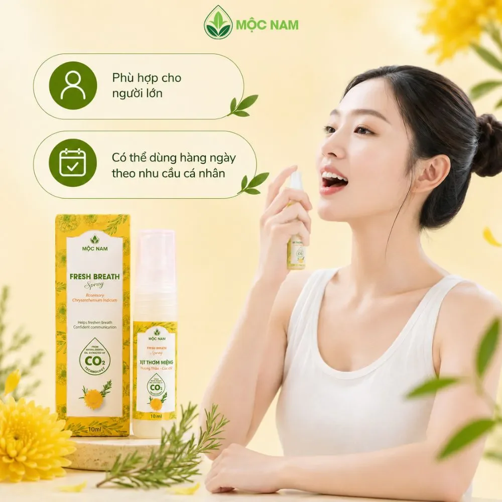 Xịt thơm miệng 5